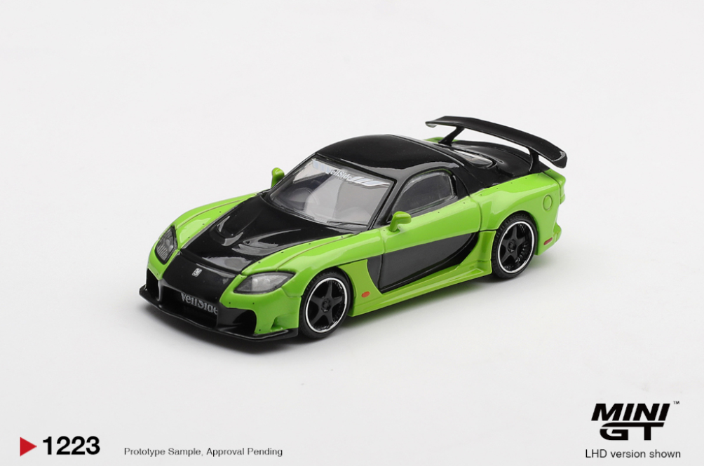 Mazda RX-7 VeilSide Fortune7 Green /Blister packaging