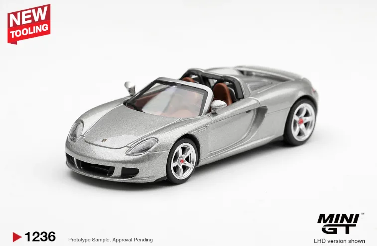 Porsche Carrera GT GT Silver / Blister Packaging