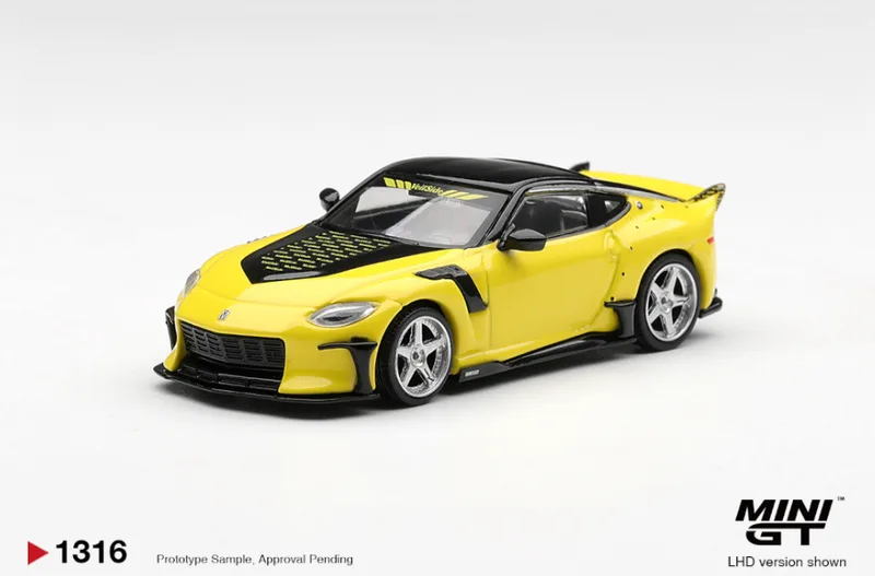 Nissan Z VeilSide FFZ400 Ikazuchi Yellow / Blister Packaging