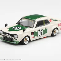 Nissan Skyline LB-WORKS "HAKOSUKA" White / Green / Blister Packaging