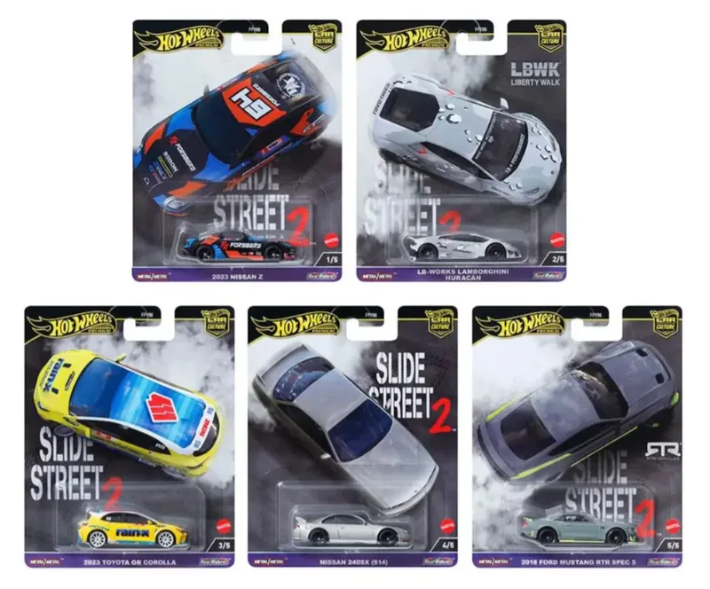 Hot Wheels - 2024 - Premium Set - Car Culture Slide Street 2