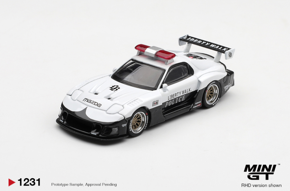 MAZDA RX-7 LB-Super Silhouette Police /Blister Packaging
