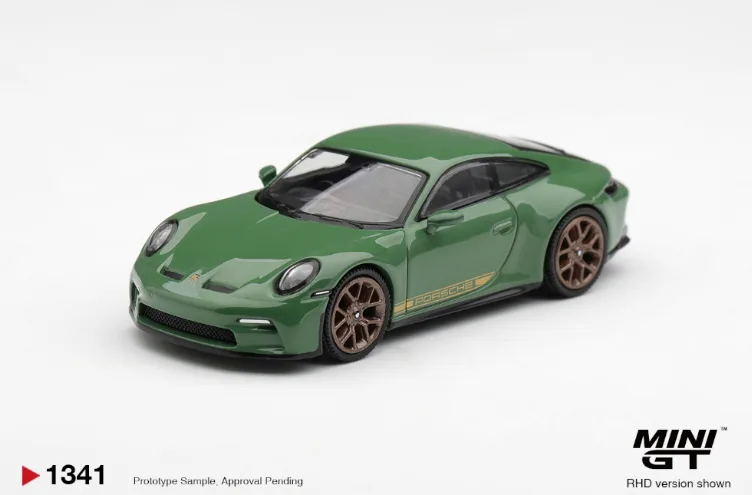 Porsche 911 (992) GT3 Touring Auratium Green / Blister Packaging