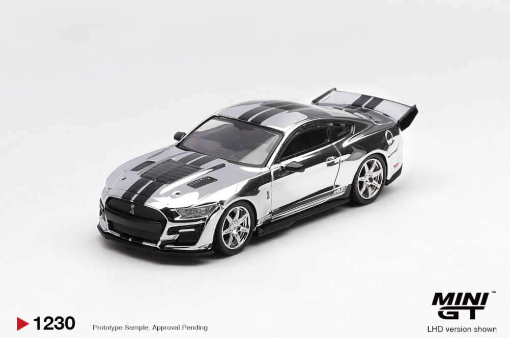 Shelby GT500 Dragon Snake Concept Chrome Silver /Blister Packaging