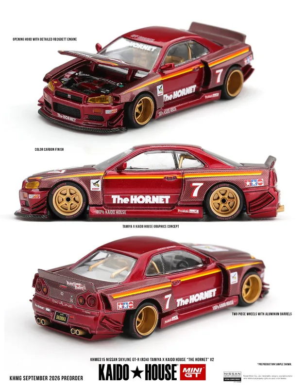 Nissan Skyline GT-R (R34) TAMIYA x KAIDO HOUSE "The Hornet" V2