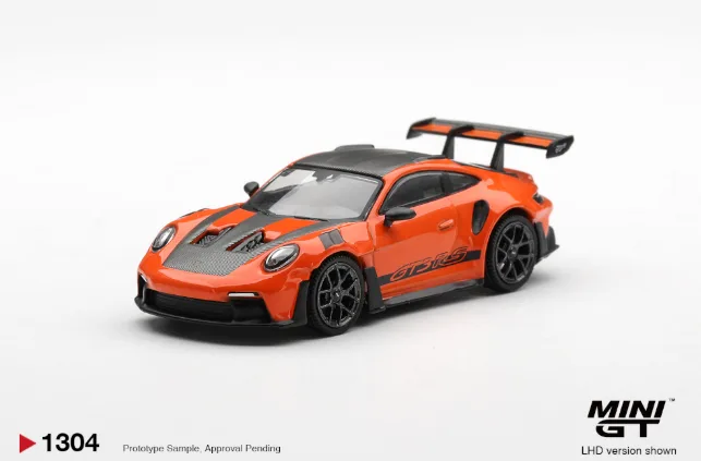 Porsche 911 (992) GT3 RS Weissach Package Gulf Orange / Blister Packaging