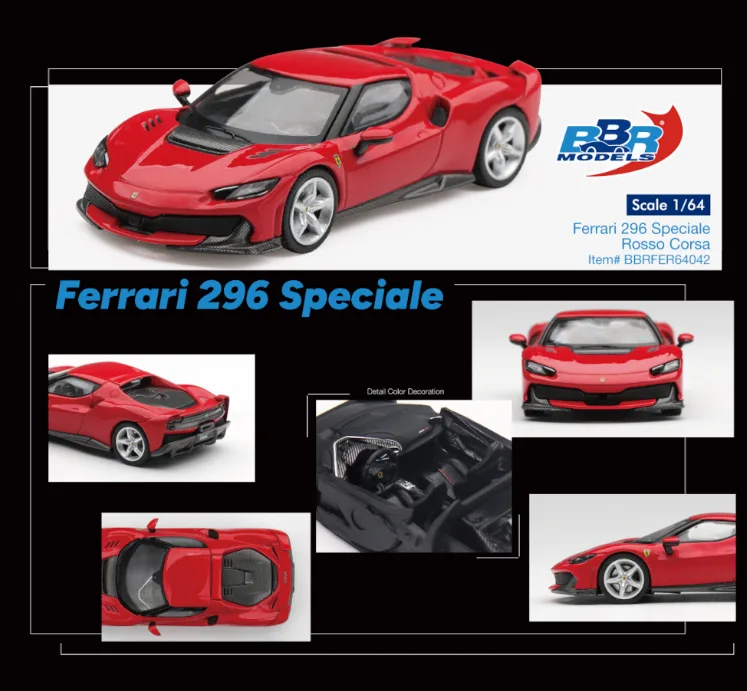 Ferrari 296 Speciale Rosso Corsa