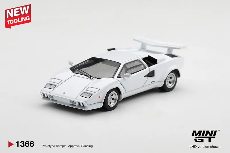 Lamborghini Countach LP500S White / Blister Packaging