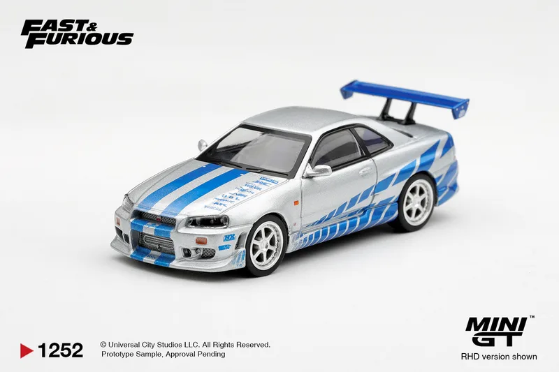 Nissan Skyline GT-R C-West "2 Fast 2 Furious" Brian O'Conner / Blister Packaging