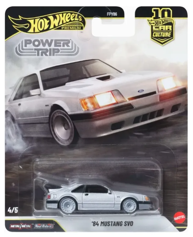 Hot Wheels Premium Car Culture Power Trip 84 Mustang Svo