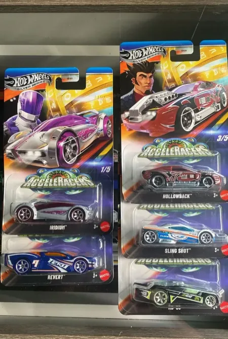 Hotwheels Acceleracers Silver Series 2025 Set Completo